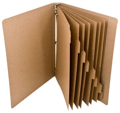 ReTab 8-Tab Binder Dividers (10 sets) - Natural Brown Kraft