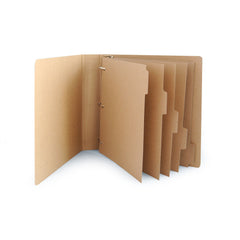 ReTab 5-Tab Binder Dividers (10 sets) - Brown Kraft